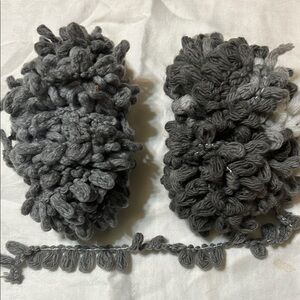Chunky Gray Yarn Bundle